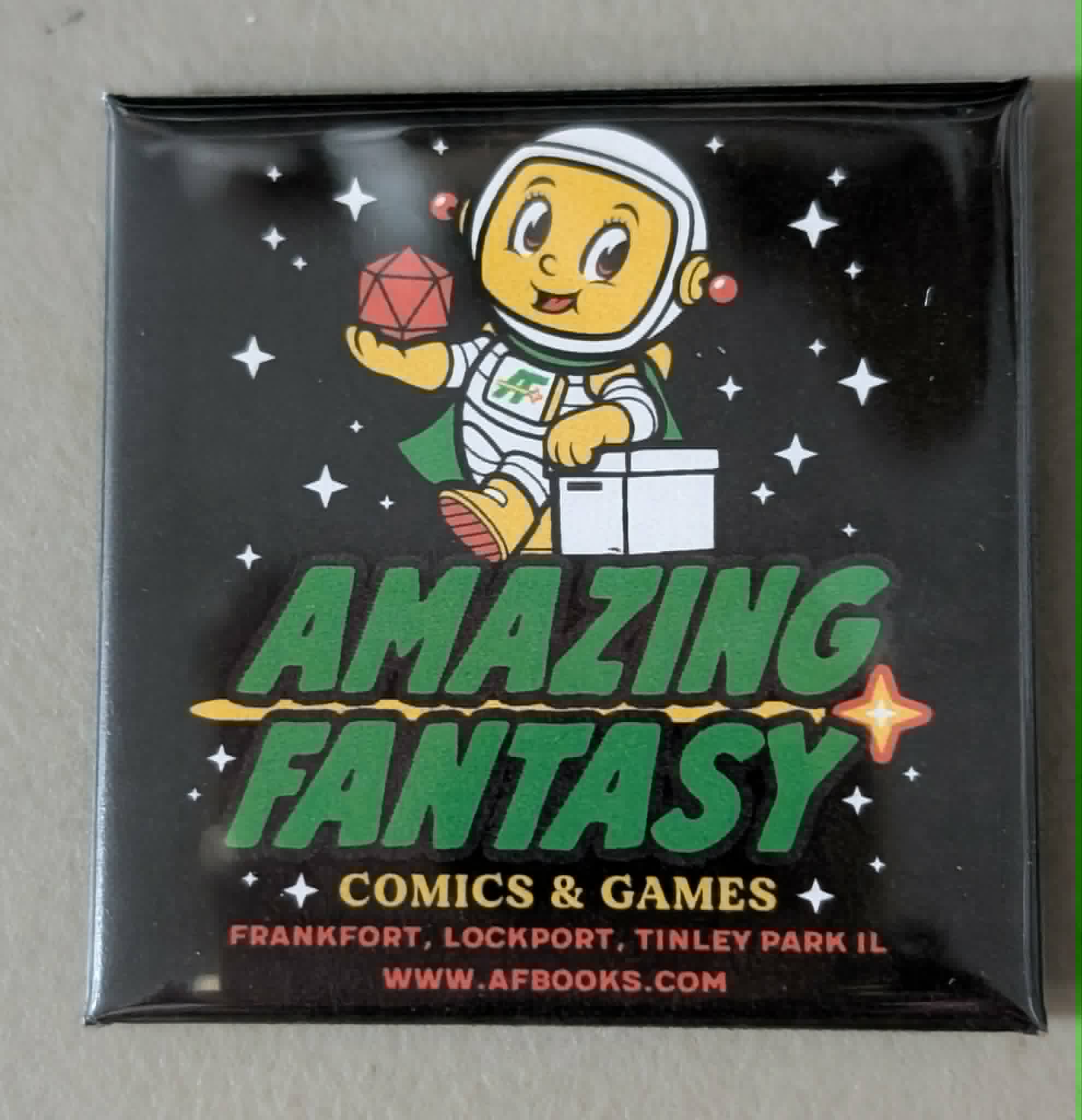 Amazing Fantasy Mascot Magnet