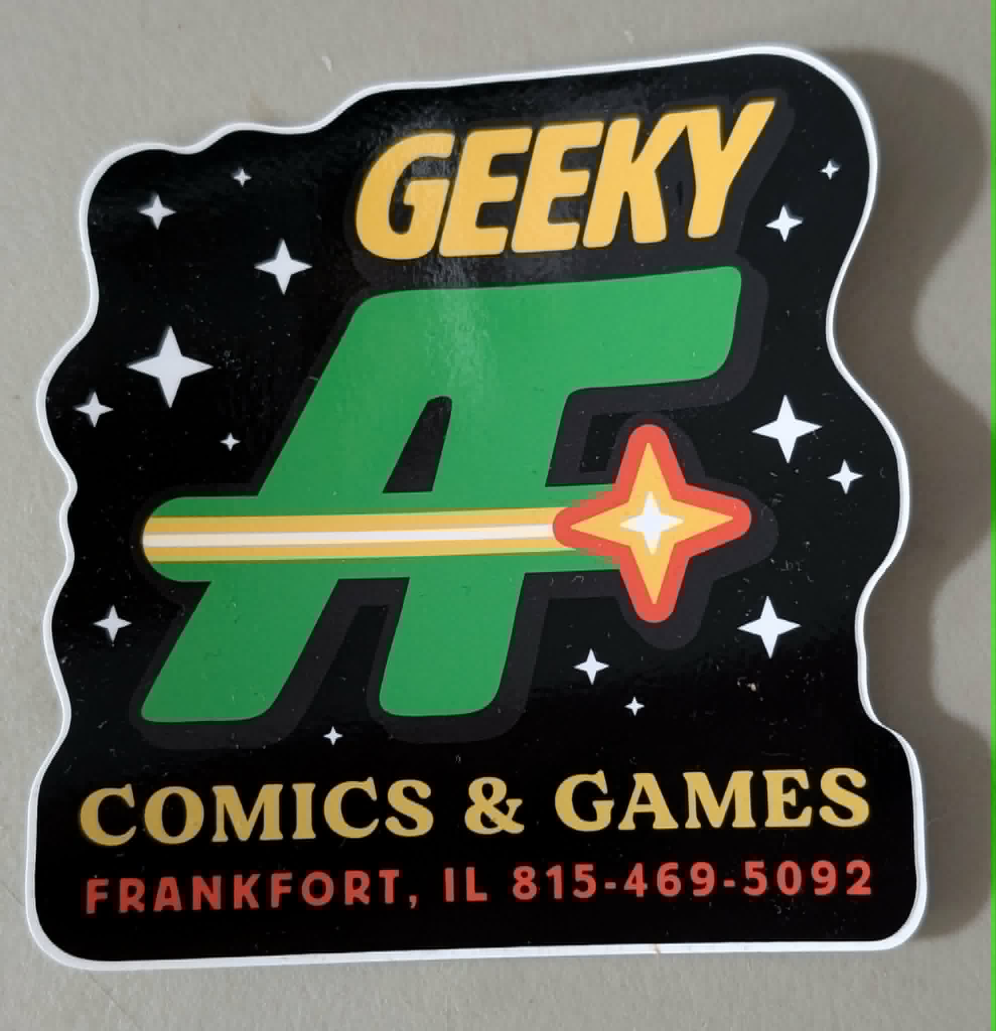 Amazing Fantasy Geeky AF Sticker