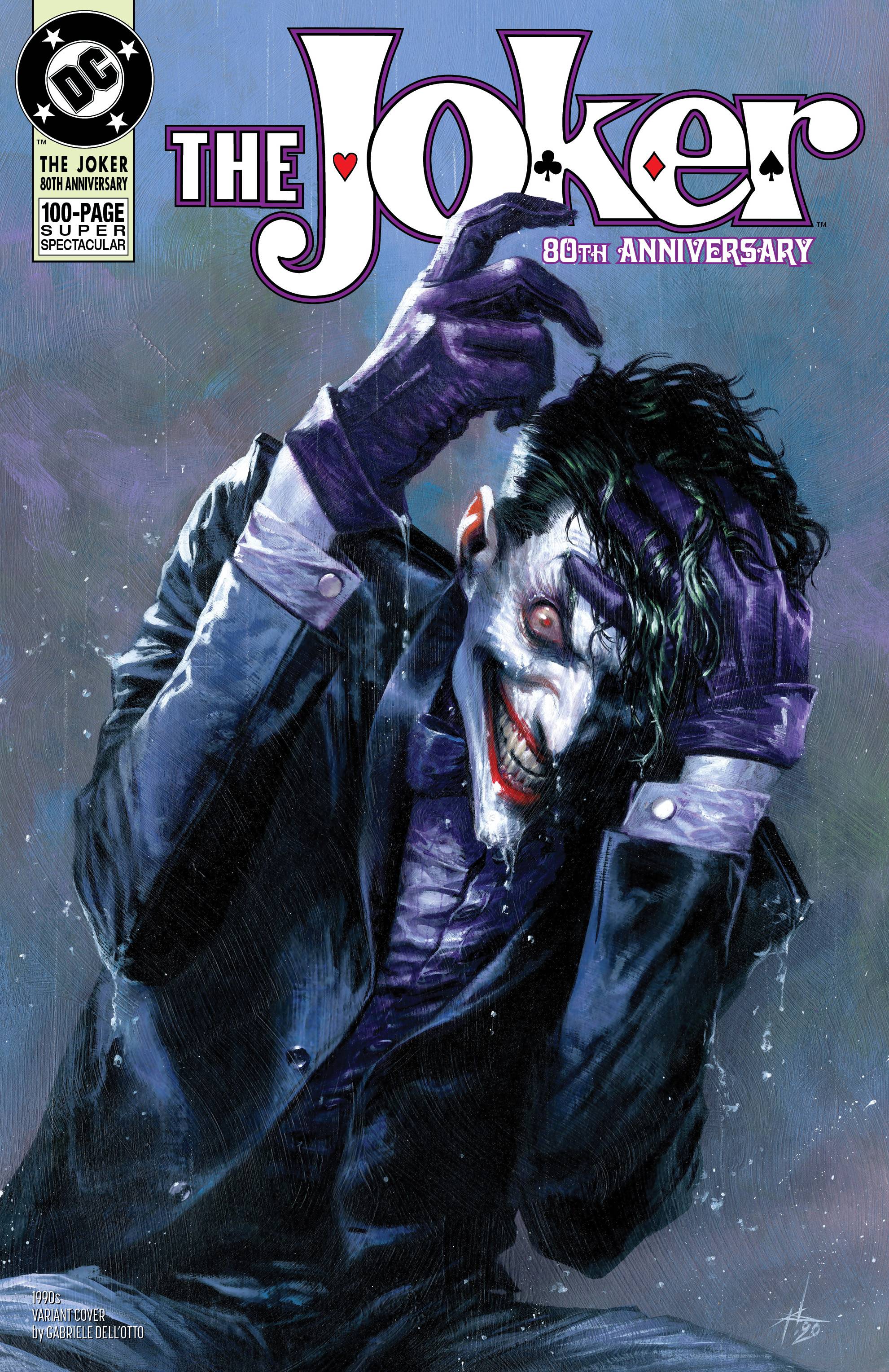 Joker 80th Anniv 100 Page Super Spect #1 1990s G Dellotto Cover