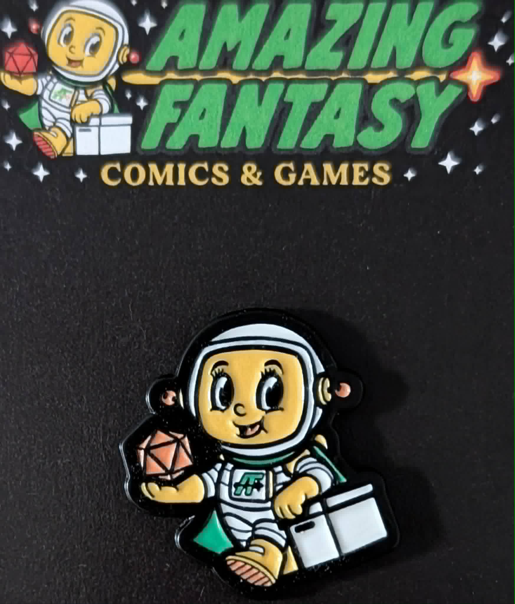 Amazing Fantasy Mascot Pin